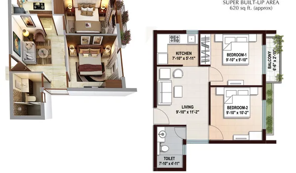 2 BHK Apartments for Sale in Hitec City 2026