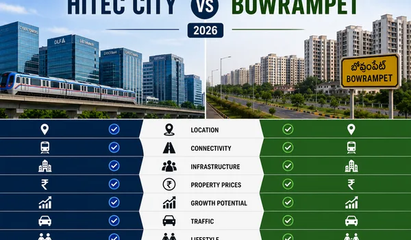 Hitec City vs Bowrampet 2026
