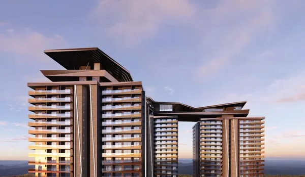 Lansum Encanto high-rise towers in Puppalaguda